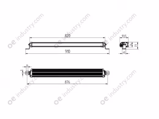 Lampa LEDBAR dalekosiężna 820mm - obrazek 2