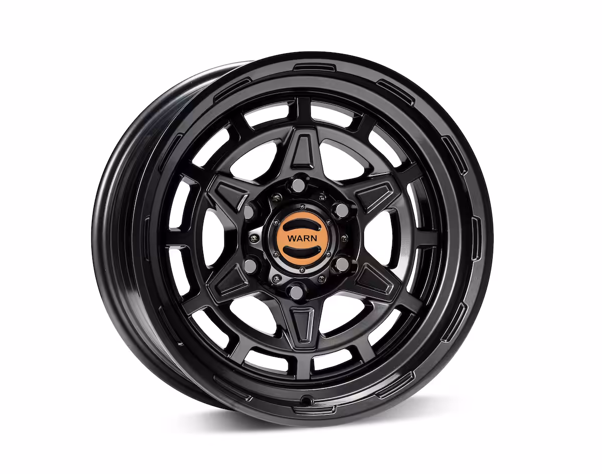 Felga WARN 6-Lug Epic WARN-104487 Diamond Cutter Black
