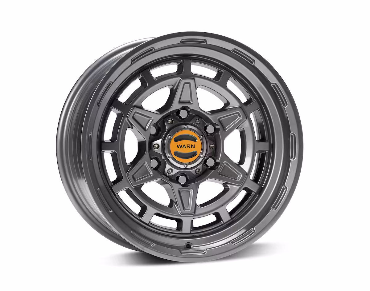 Felga WARN 6-Lug Epic WARN 104488 Diamond Cutter Gunmetal Gray