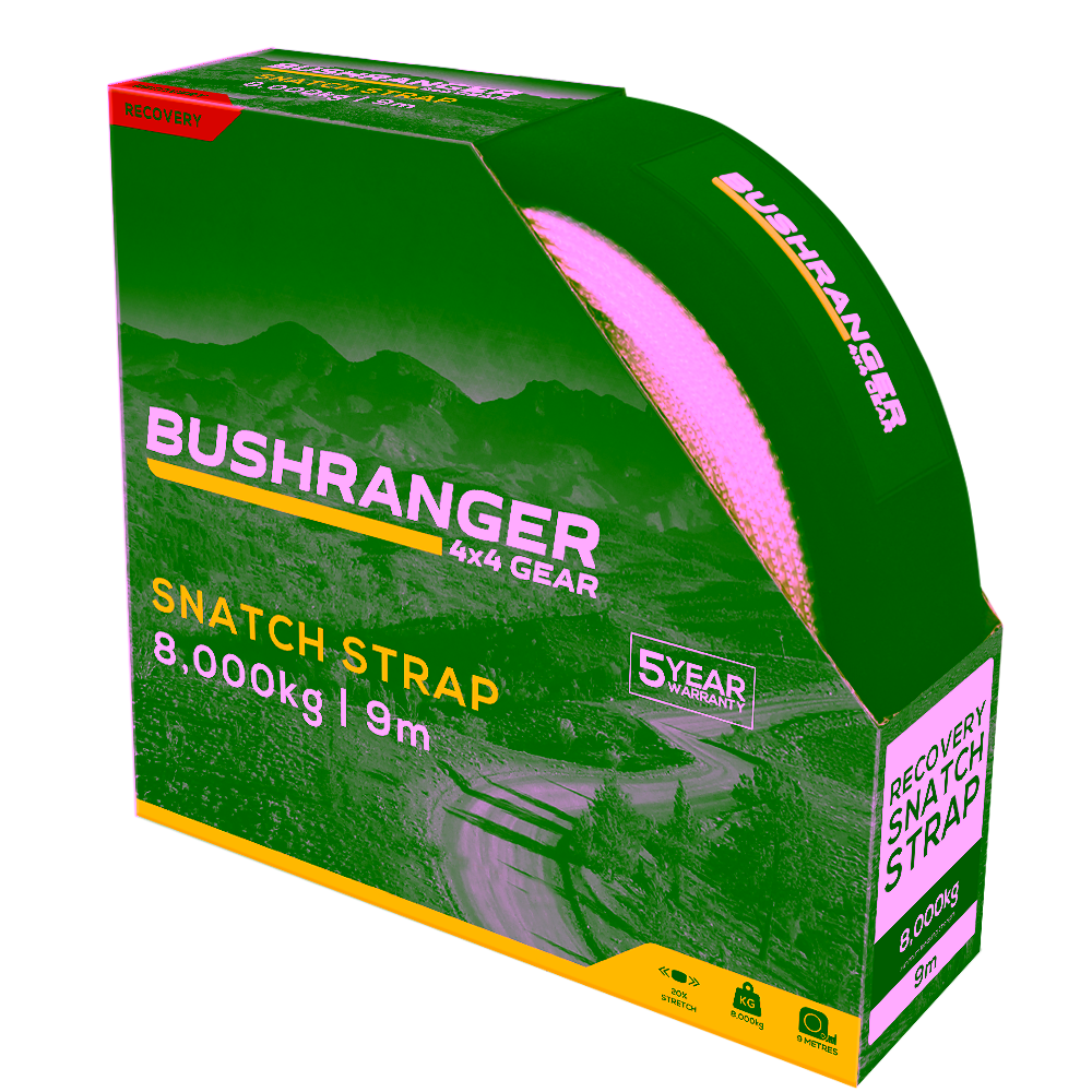 Taśma kinetyczna BUSHRANGER RSS08 9m 8000 kg